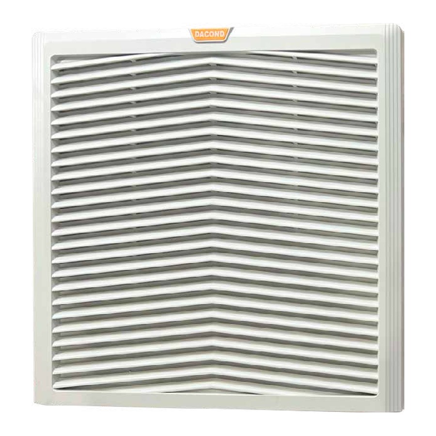 Решётка с фильтром DACOND DAC-FU122.500 (122×122 мм, IP55)