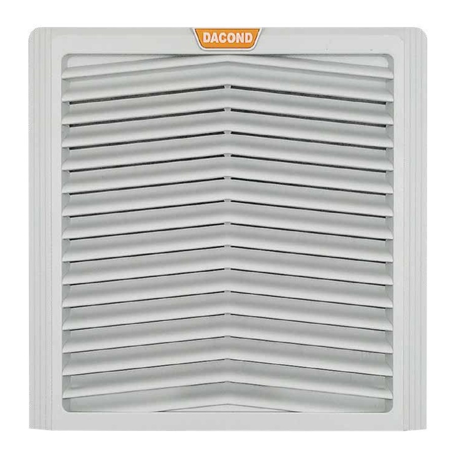 Решётка с фильтром DACOND DAC-FU175.300 (175×175 мм, IP54)