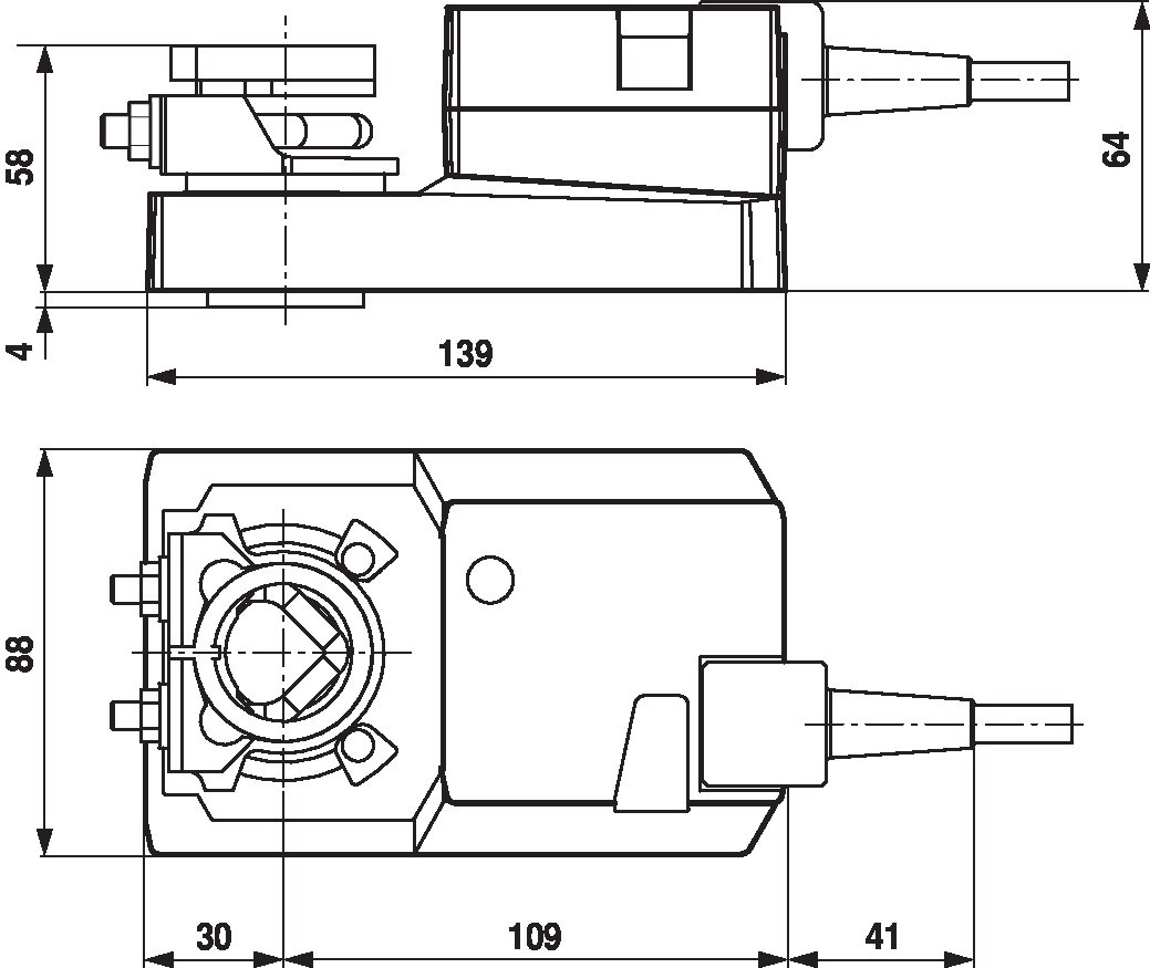 Электропривод Belimo SM24A-MA (20 Н·м)