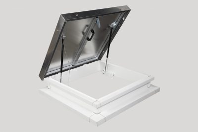 Люк дымоудаления mcr PROLIGHT одностворчатый с функцией выхода на крышу тип S1 форма основания CЕ