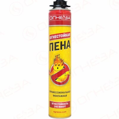 Огнестойкая монтажная пена ОГНЕЗА EI240