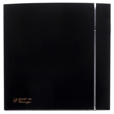 Накладной вентилятор Soler Palau SILENT-100 CRZ BLACK DESIGN 4C