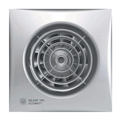 Накладной вентилятор Soler Palau SILENT-100 CRZ SILVER ECOWATT