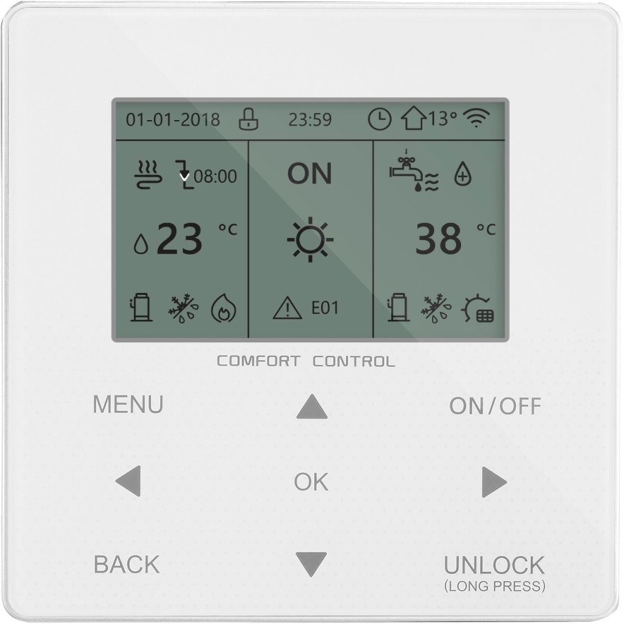 Тепловой насос воздух-вода MDV для отопления и ГВС MDHWA-V4W/D2N8-B