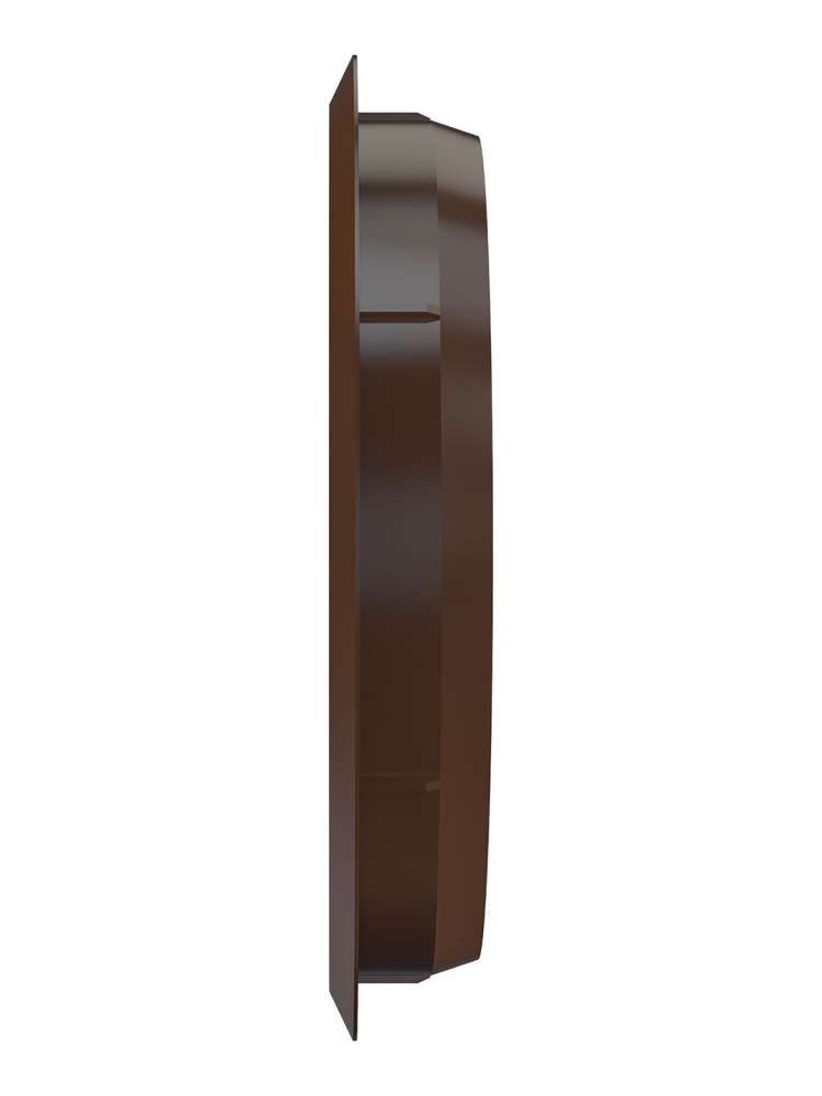 Решетка вентиляционная ДП фланец D45 переточная D50 пластик Brown 4 шт ERA