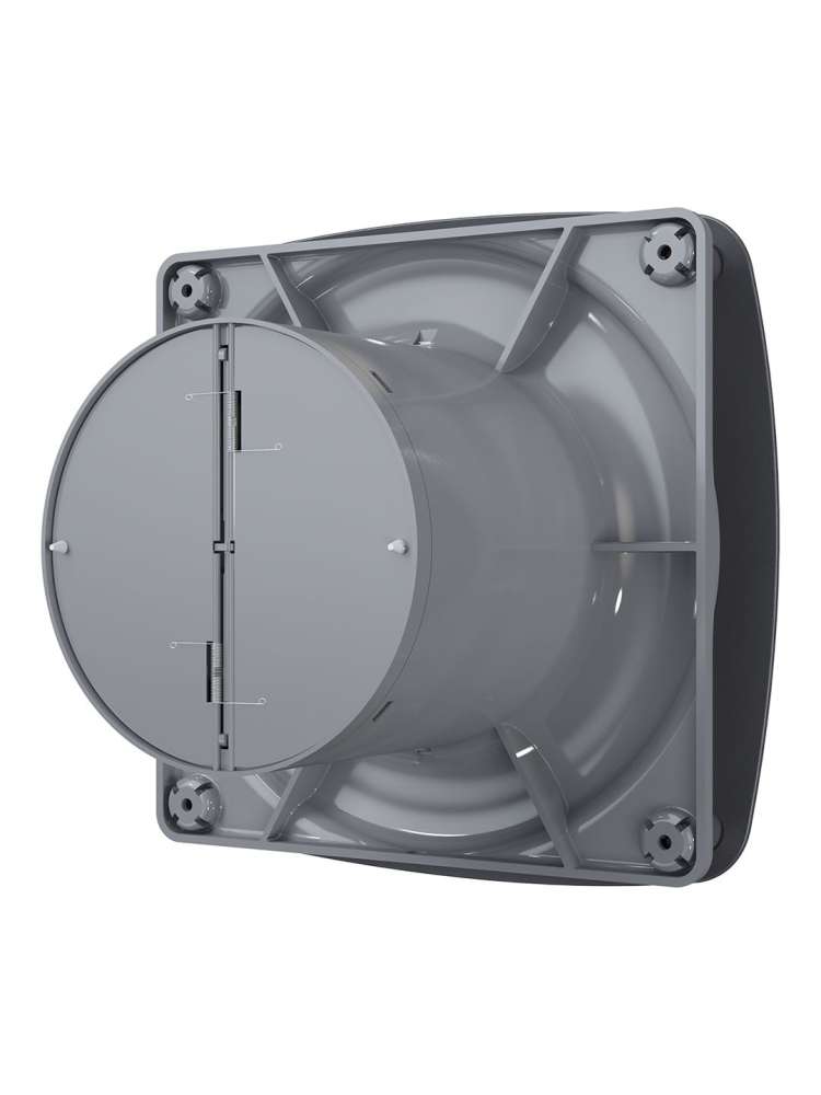 Вентилятор накладной RIO D100 обратный клапан Dark gray metal DICITI