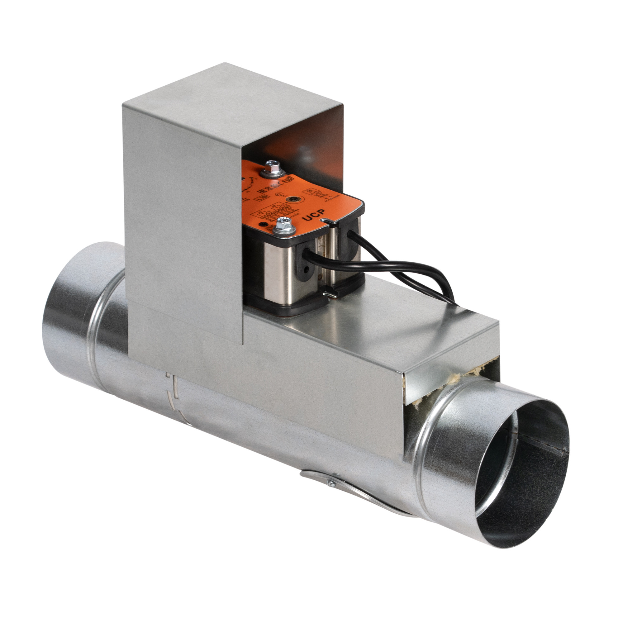 Клапан противопожарный SHUFT SHFDO-90-O-d355-MB24-0-0-0-0, Ø355 мм, EI 90
