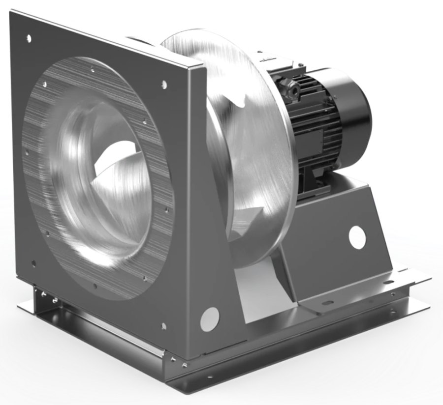 Промышленный EC-вентилятор plug-fan с назад загнутыми лопатками RADPF EC 280