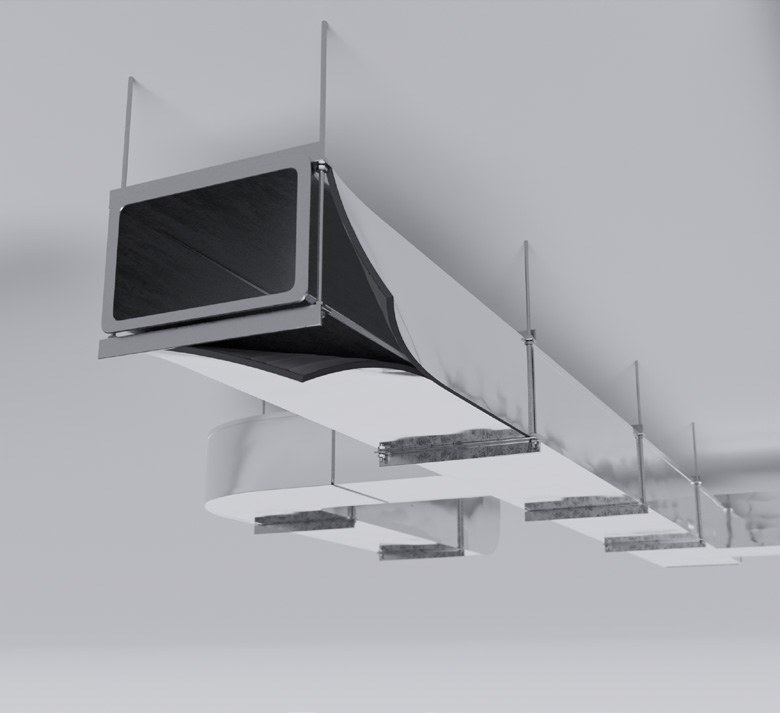 Рулон теплоизоляционный РУ-ФЛЕКС ВЕНТ-СК МЕТАЛЛ 13×1000 мм, 14 м