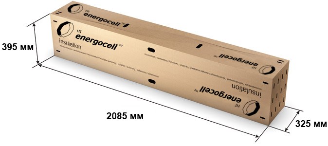 Трубка теплоизоляционная Energocell HT 28×9 мм, 2 м