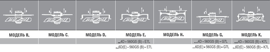 АXW-350-B-2E вентилятор осевой для настенного монтажа — Габаритные размеры
