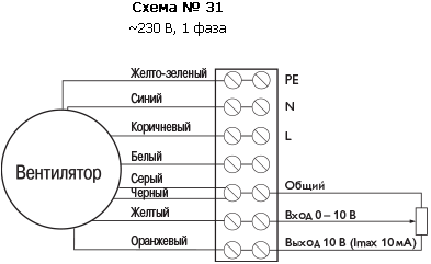 Схема подключения