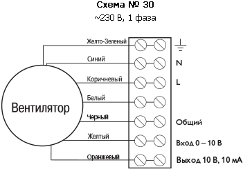 Схема подключения