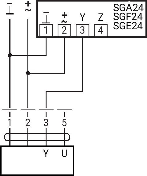 GM24A-MF — Схема подключения